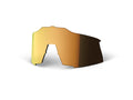 100% Speedcraft - HiPER Mirror Replacement Lens unis gold - kontraststarkes Ersatzglas für jede Ausfahrt
