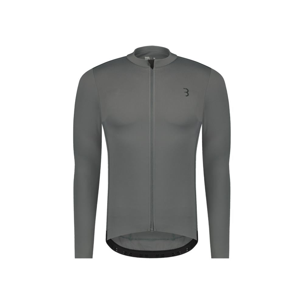 Bbb Langarmtrikot Essence Ls Xl Grau - Unverzichtbares Frühjahrs-langarmtrikot