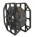 KMC S1 WIDE Singlespeedkette, 50 Meter Rolle 1-fach Fahrradkette auf schwarzer Spule.