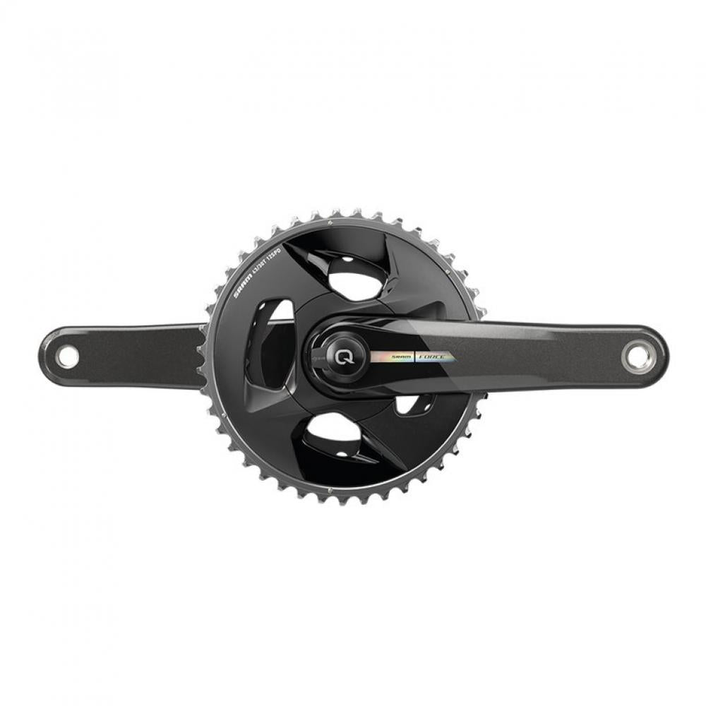 SRAM Kurbel Quarq Force AXS Wide 2x12 43-30T 175 mm - präziser Powermeter-Antrieb