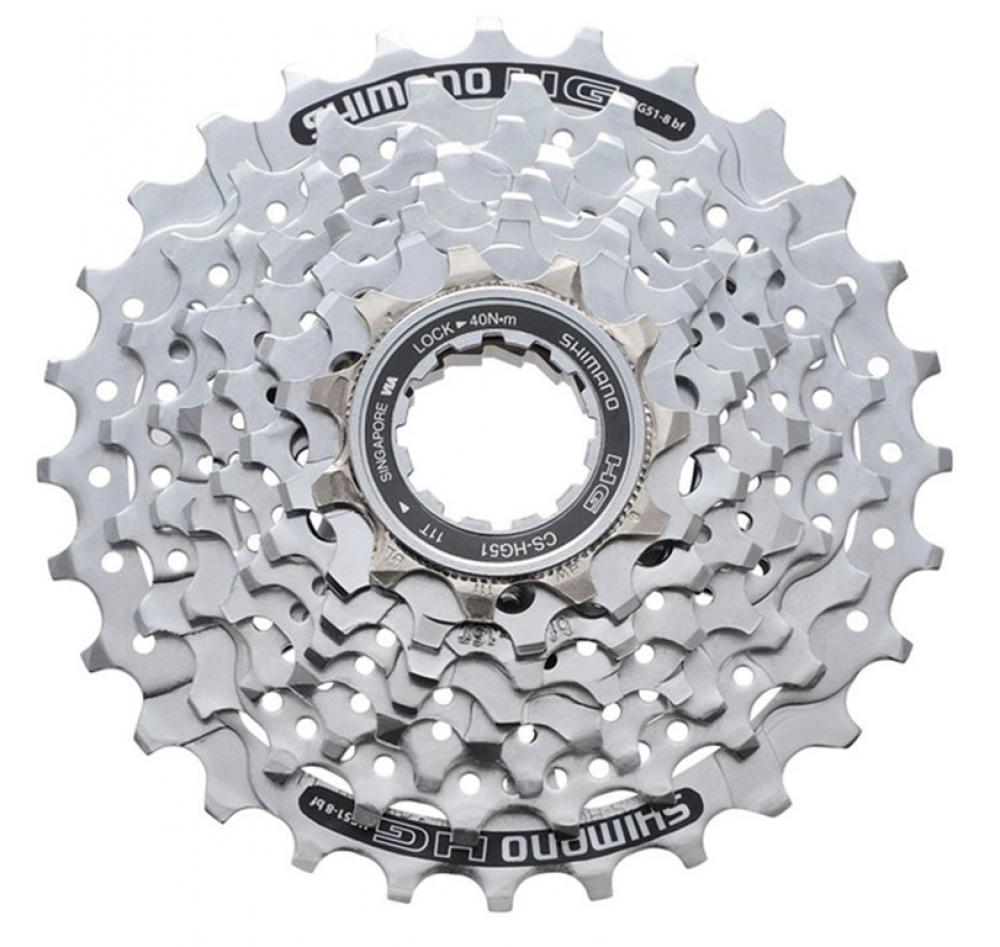 SHIMANO Kassette ALIVIO CS-HG51 8-fach 11-32 Zähne - Zuverlässige Schaltperformance für Trekking und MTB
