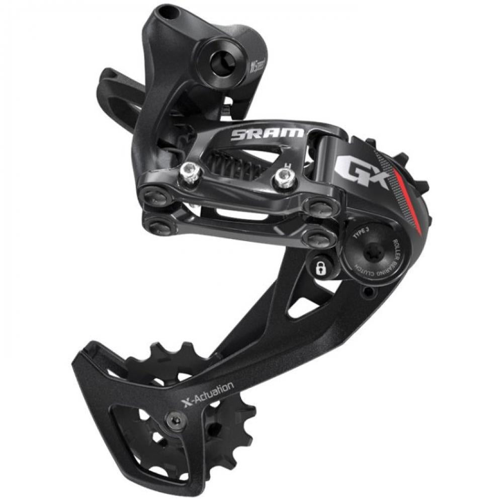 SRAM GX Schaltwerk 2x11 schwarz-rot mittellang - präzise MTB-Schaltperformance