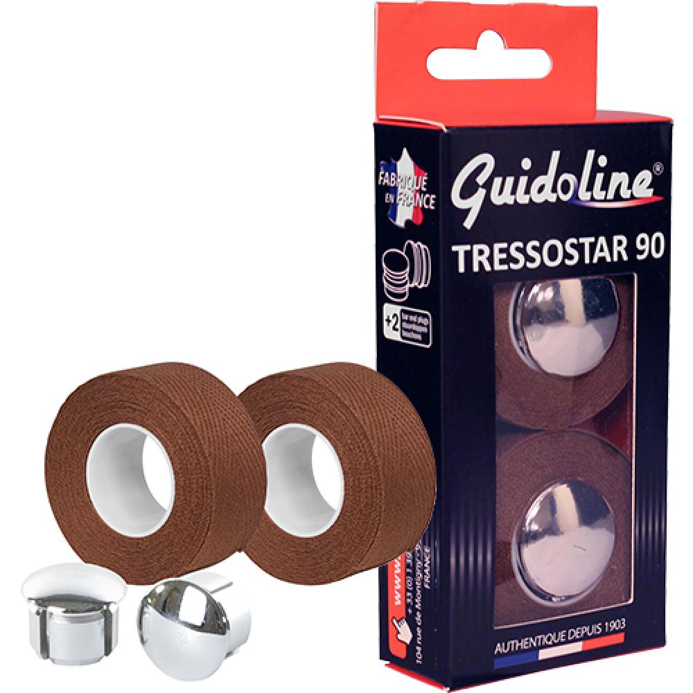 Lenkerband Tressostar 90 Karton Mit Stopfen Baumwolle Braun