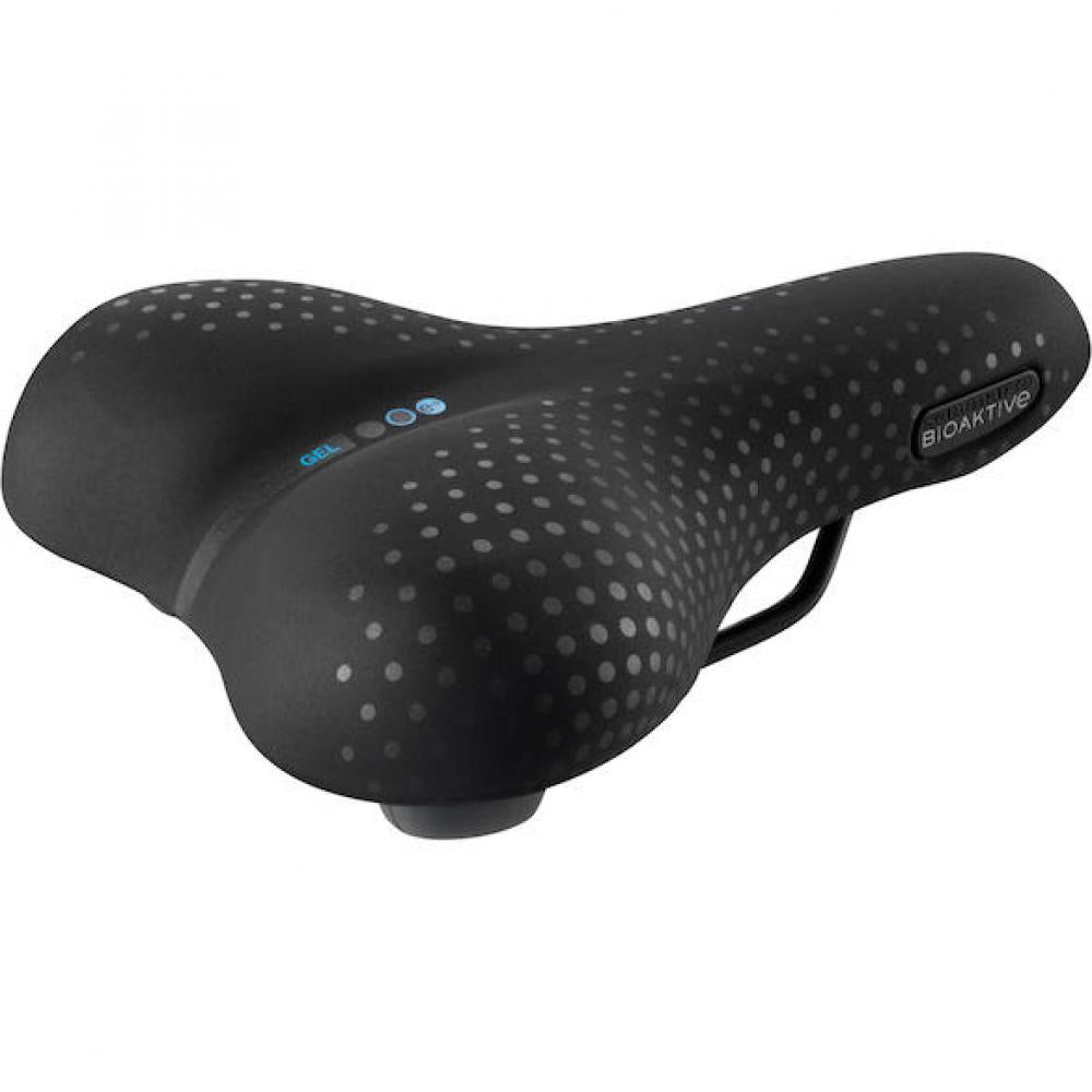 Selle San Marco Sattel Trekking Gel 196 x 265 mm Schwarz - komfortabler Trekking-Sattel