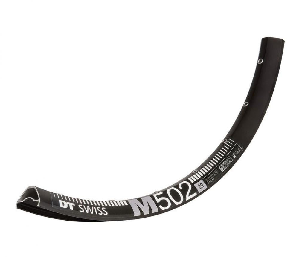 DT Swiss Felge M 502 29 Zoll 32 Loch Schwarz, robuste Trail-Felge mit 30 mm Innenbreite.