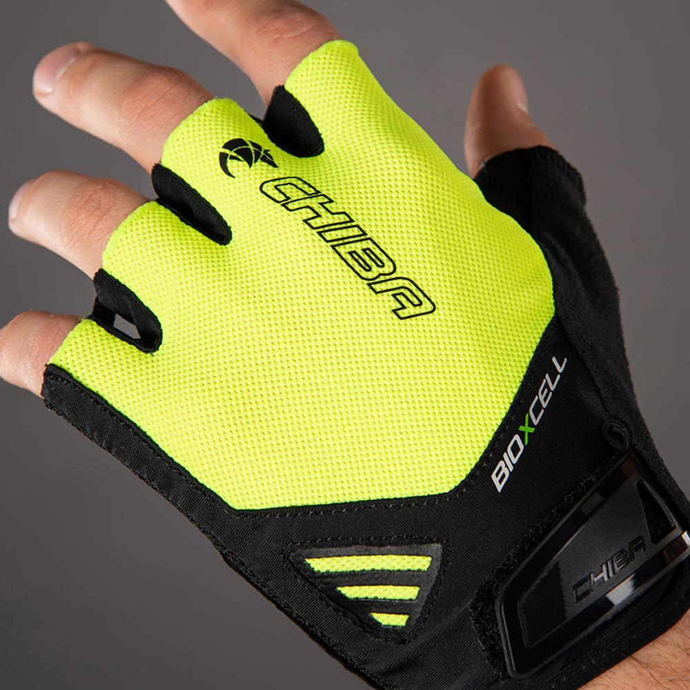 CHIBA BioXCell Air - Radhandschuhe neongelb, 3XL, BioXCell-Polsterung, atmungsaktiv