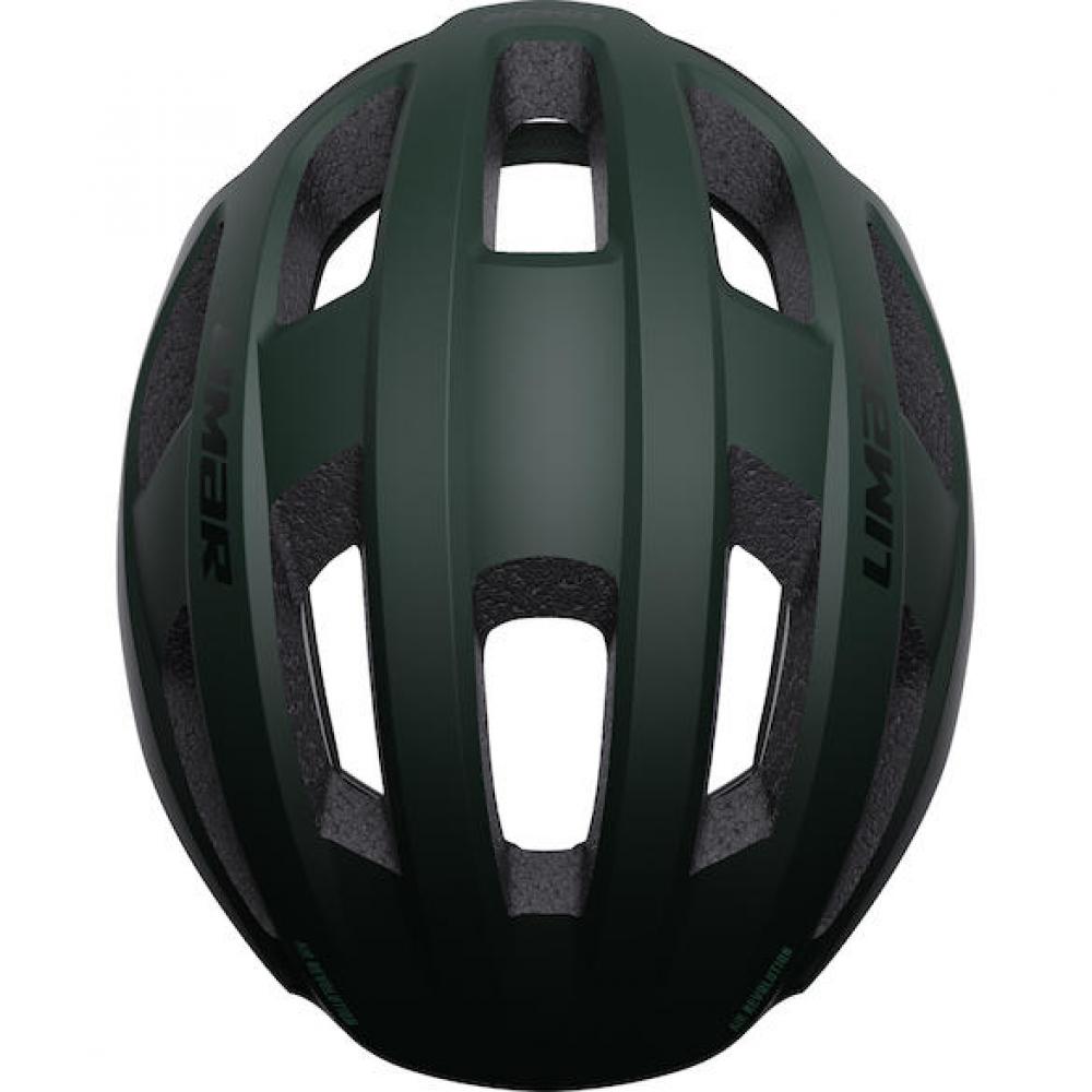 Limar Air Stratos Matt Deep Green Fahrradhelm Größe M - Leichter All-Terrain-Helm für Gravel