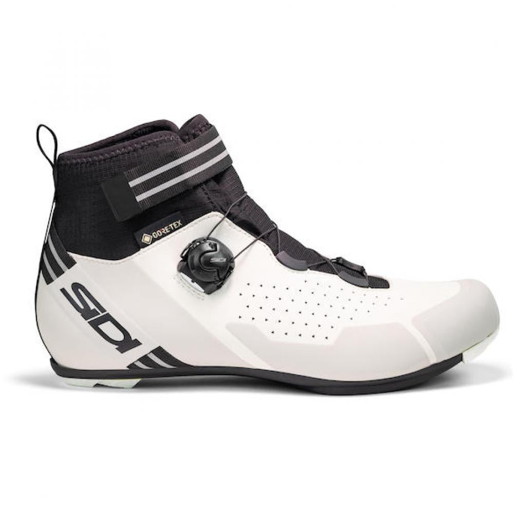 Sidi ROAD NIX white/black 41 Weiß/Schwarz - warmer Rennradschuh mit steifer Carbonsohle