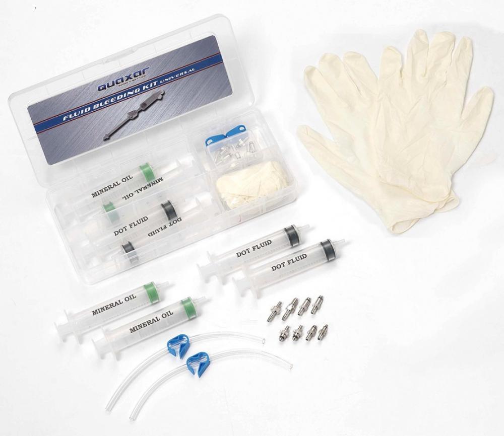 Quaxar Universal Entlüftungs- und Auffüll-Set für hydraulische Scheibenbremsen