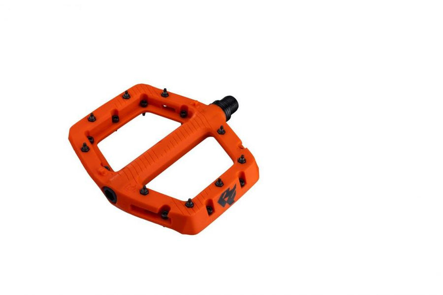 Race Face Chester Large Plattform-Pedal, orange - robuste Kontrolle für Trail & Enduro