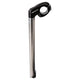 Ergotec Cat 2 Tube Vorbau 25,4 mm 40 mm 35° schwarz/silber Level 2, 300 mm Schaft, Edelstahl/Alu