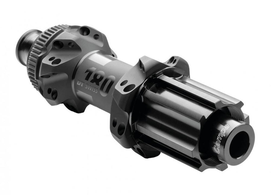 DT Swiss Road HR 180 EXP Nabe 24 Loch schwarz, leichte High-End-Nabe mit Ratchet EXP System.