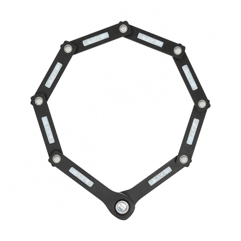 AXA Faltschloss Fold Lite 80 800 mm Schwarz - leichtes Fahrradschloss mit hohem Schutz