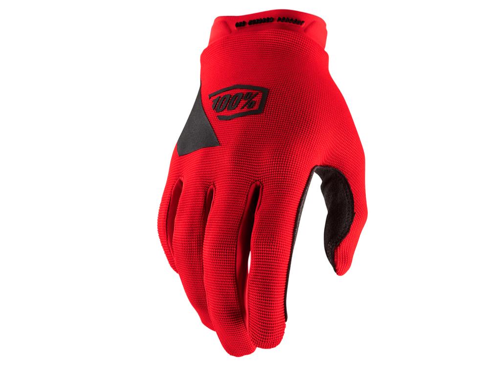 100% Ridecamp Gloves S red - komfortabler MTB-Handschuh mit Top-Grip