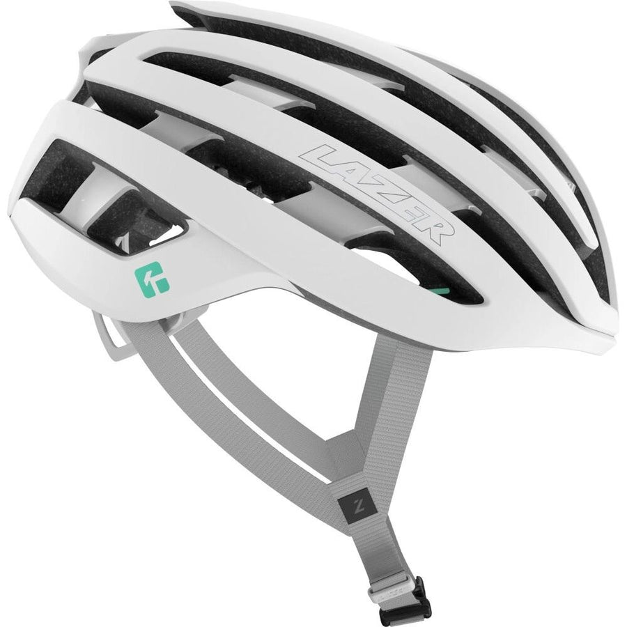 LAZER Z1 KinetiCore Rennradhelm - matte full white - leicht, sicher & top belüftet