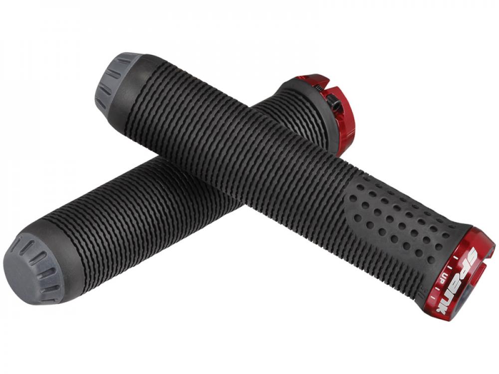 Spike 30 Lock-on Grip Diameter 30mm Length 145mm Black|red 30