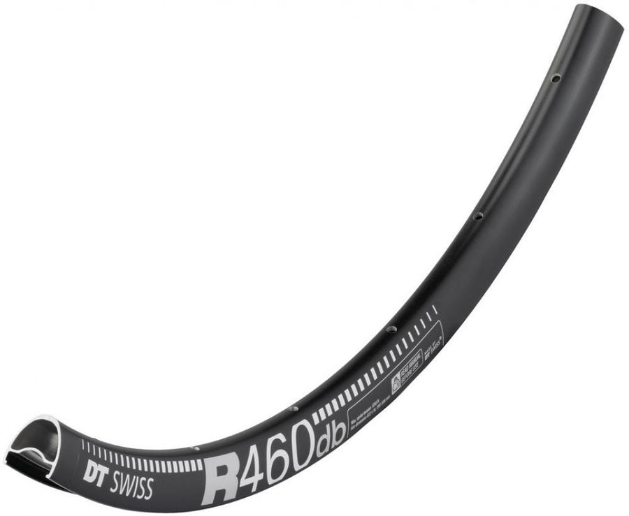 DT Swiss Felge R 460 Disc 28"/700C 24 Loch Schwarz - vielseitige Rennrad-Disc-Felge