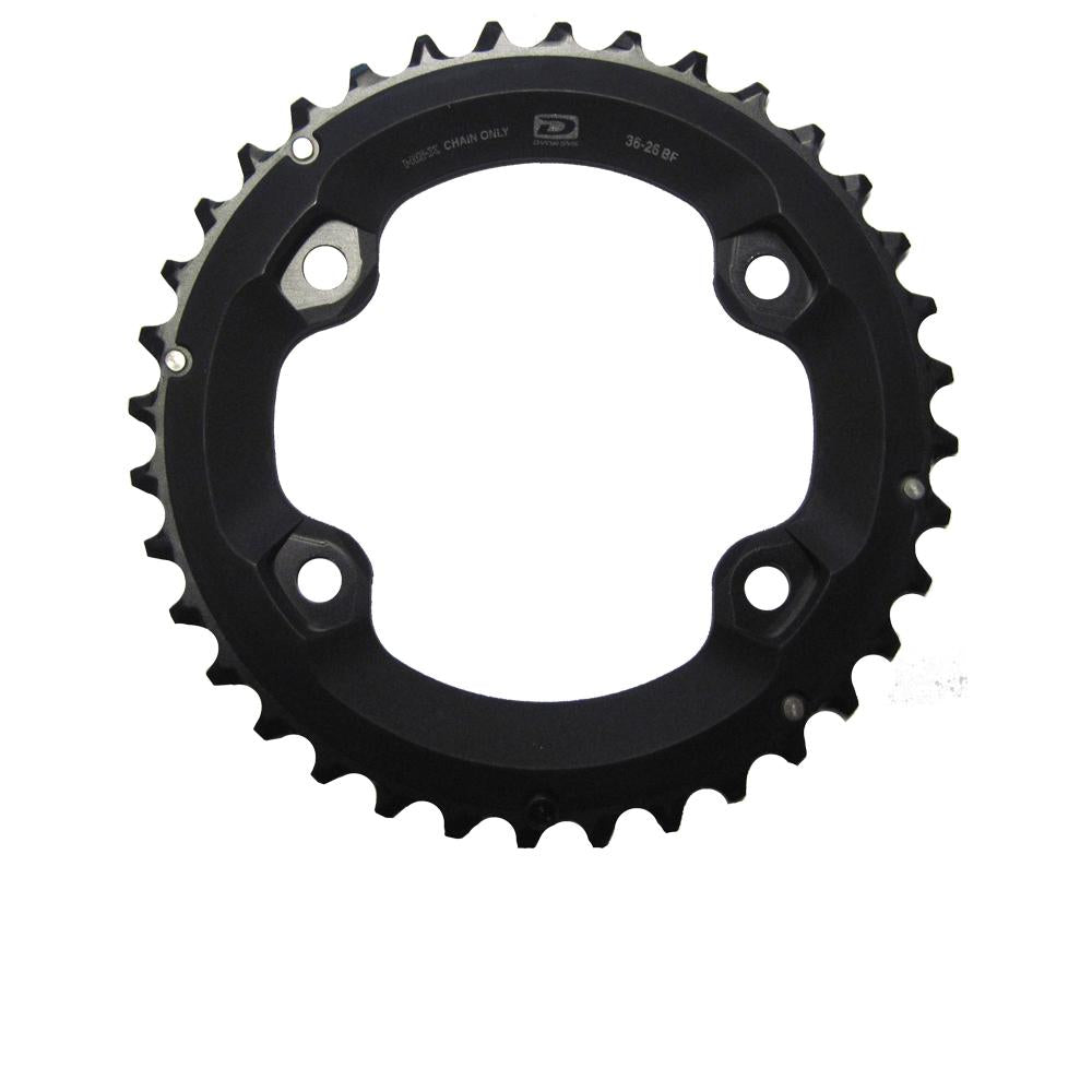 SHIMANO Kettenblatt DEORE FC-M6000-2 36 Zähne - präziser Antrieb für moderne MTB-Schaltungen
