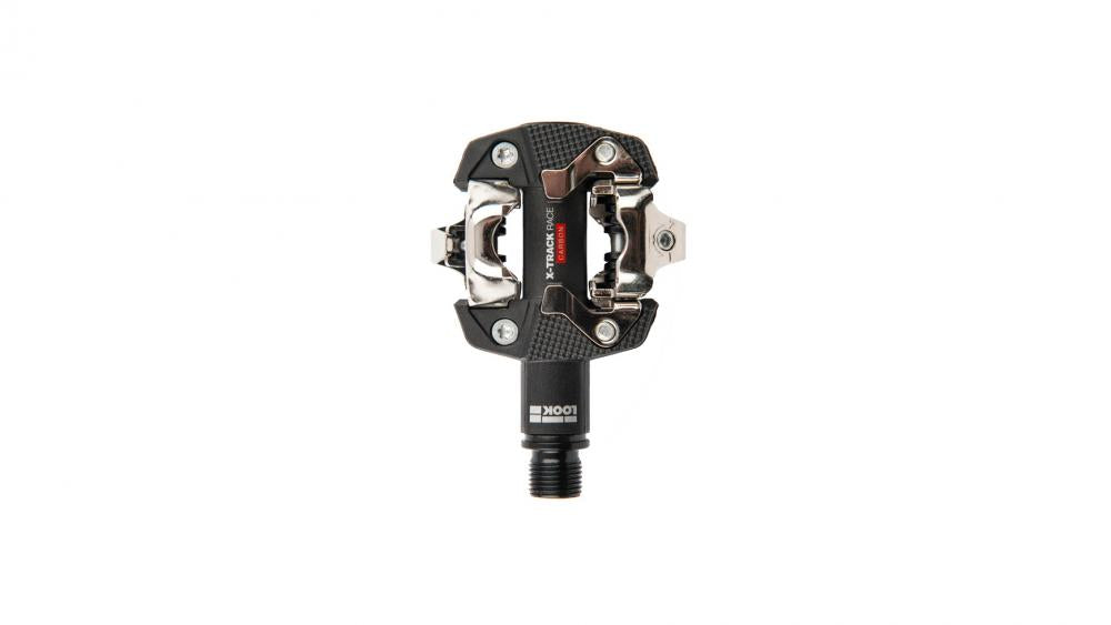 LOOK X-Track Race Carbon Klickpedale schwarz - Cross-Country MTB-Pedale, Carbonkörper, SPD kompatibel, 515 mm² Kontaktfläche, 6-14 Nm Einstellbare Spannung