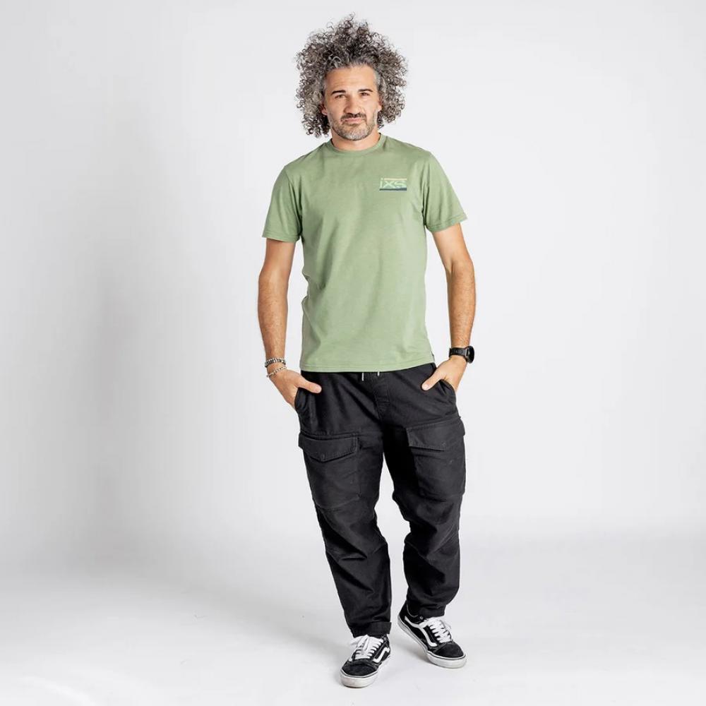 IXS Sports Division iXS Arch organic tee L Sage - lässiges Bio-Casualshirt für Alltag & Freizeit