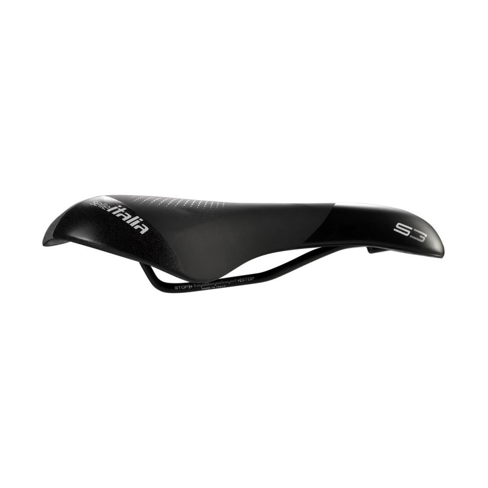 Selle Italia S-3 Flow L2 Renn-/City-Sattel Flow-Ausschnitt Hi-Viz Light-Gel Soft-Tek 160×280 mm
