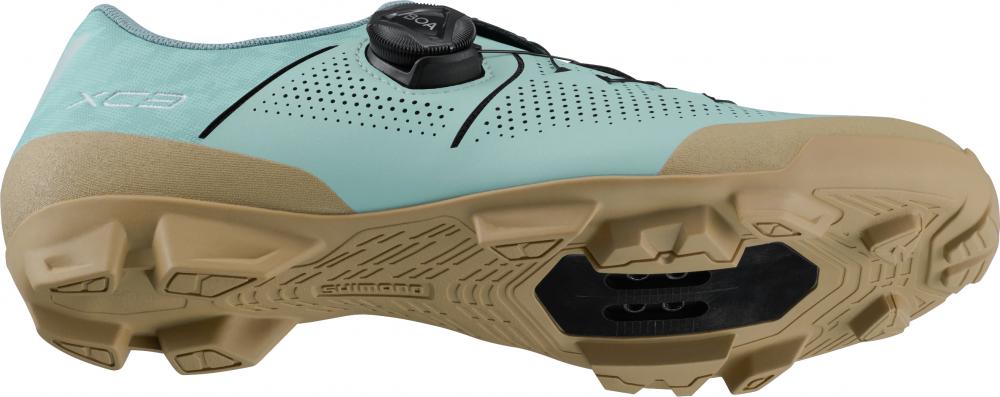 SHIMANO Fahrradschuhe XC302W Damen MTB SPD Größe 37 Blau - frauenspezifischer XC-Schuh