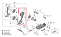 SHIMANO Kettenleitblech außen RD-M8250 SGS Lang-Käfig - präzise Kettenführung