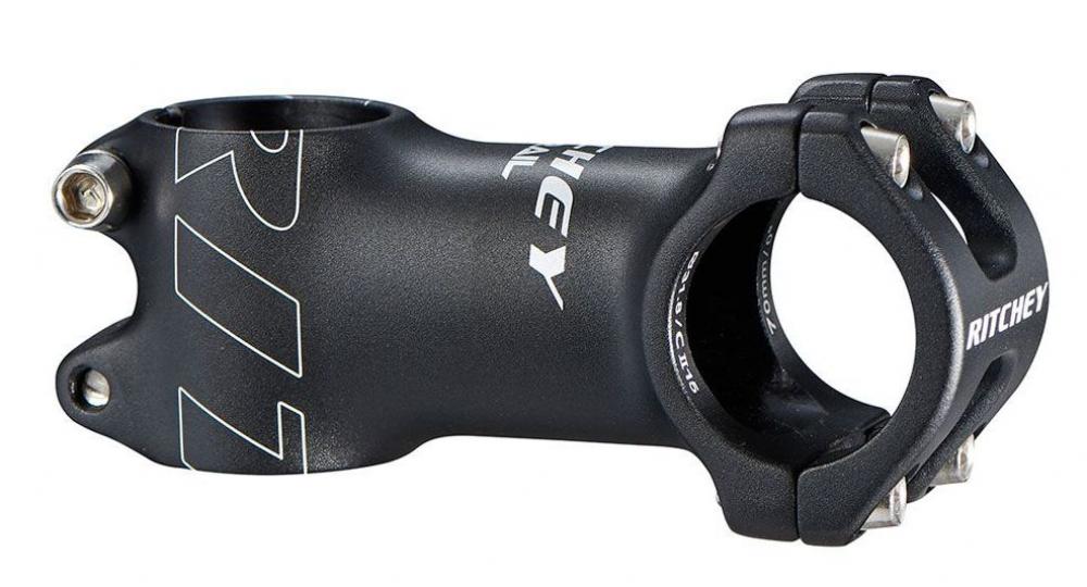 Ritchey Trail Vorbau 60mm 31,8mm BB Black  3D-geschmiedetes 6061 Aluminium, 0° Winkel, für MTB & Trail, hohe Steifigkeit & Lenkpräzision