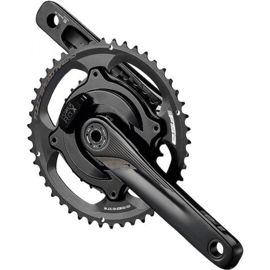 FSA Leistungsmesskurbel Powerbox Road Alloy Supercompact 175 mm Schwarz - effiziente Wattmessung