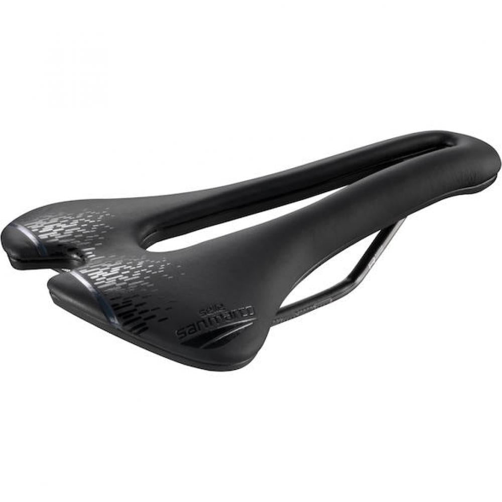 Selle San Marco Sattel Aspide Short Racing 155 x 250 mm Schwarz - kurzer Performance-Rennradsattel