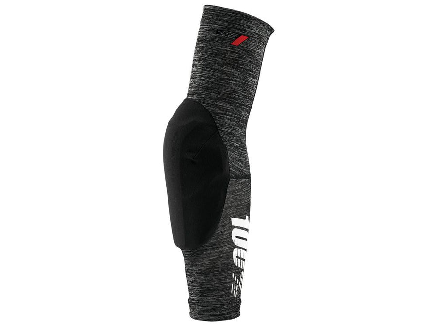 100% Teratec elbow guards S Grey Heather / Black - leichter Ellbogenschutz für Trail-Rides
