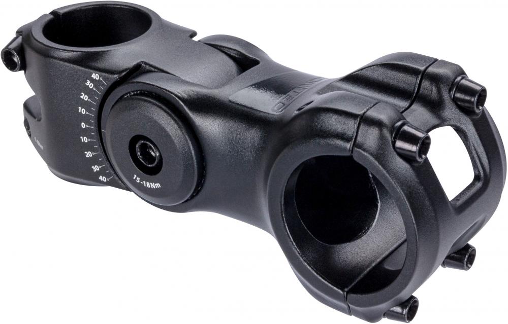 Contec Vorbau Ueda 35 mm - 1 1/8\" Gabelschaft, 90 mm Länge, Aluminium, schwarz, 4-Schrauben-Klemmung