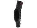 100% Teratec elbow guards XL Grey Heather / Black - leichter Ellbogenschutz für Trail und Enduro