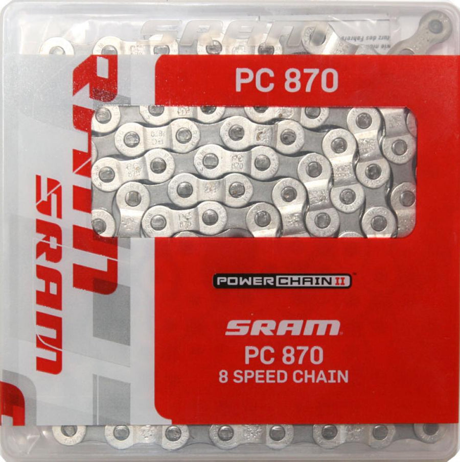 SRAM Kette PC 870 8-fach, inkl. PowerLink, 114 Glieder - 8-fach