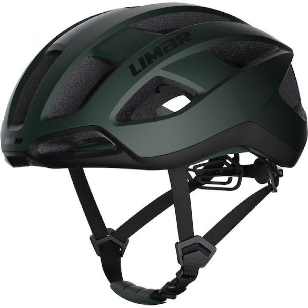 Limar Air Stratos Matt Deep Green Fahrradhelm Größe M - Leichter All-Terrain-Helm für Gravel
