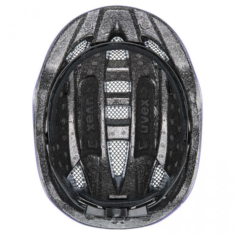 Uvex Kid 2 Princess Kinder-Fahrradhelm, leicht (190g), Inmould-Technologie, verstellbar (46-52 cm), 8 Belüftungsöffnungen, reflektierende Elemente, optionales LED-Licht, pinkes Prinzessin-Design