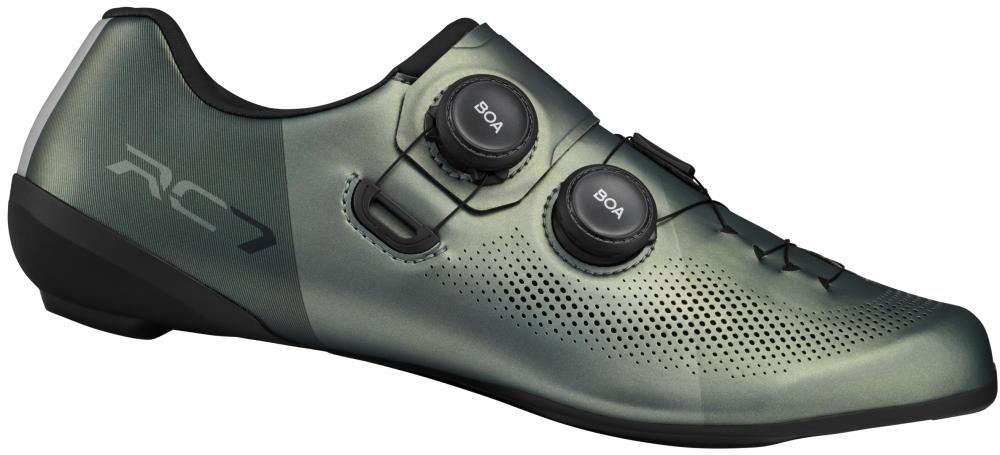 SHIMANO Fahrradschuhe RC703 Herren/Damen Road SPD-SL Fahrradschuhe Größe 50, Grün