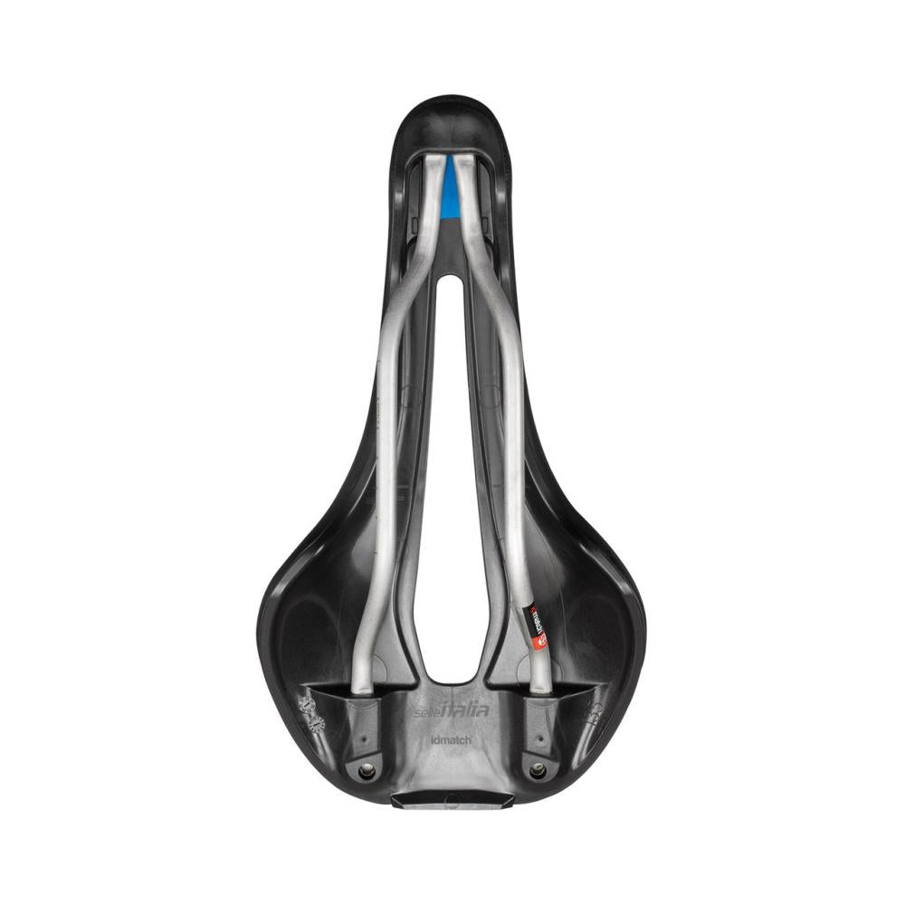 Selle Italia Flite Boost Ti Endurance Superflow S3 - Performance-Langstrecken-Sattel mit Gelpolsterung & TI316-Schienen