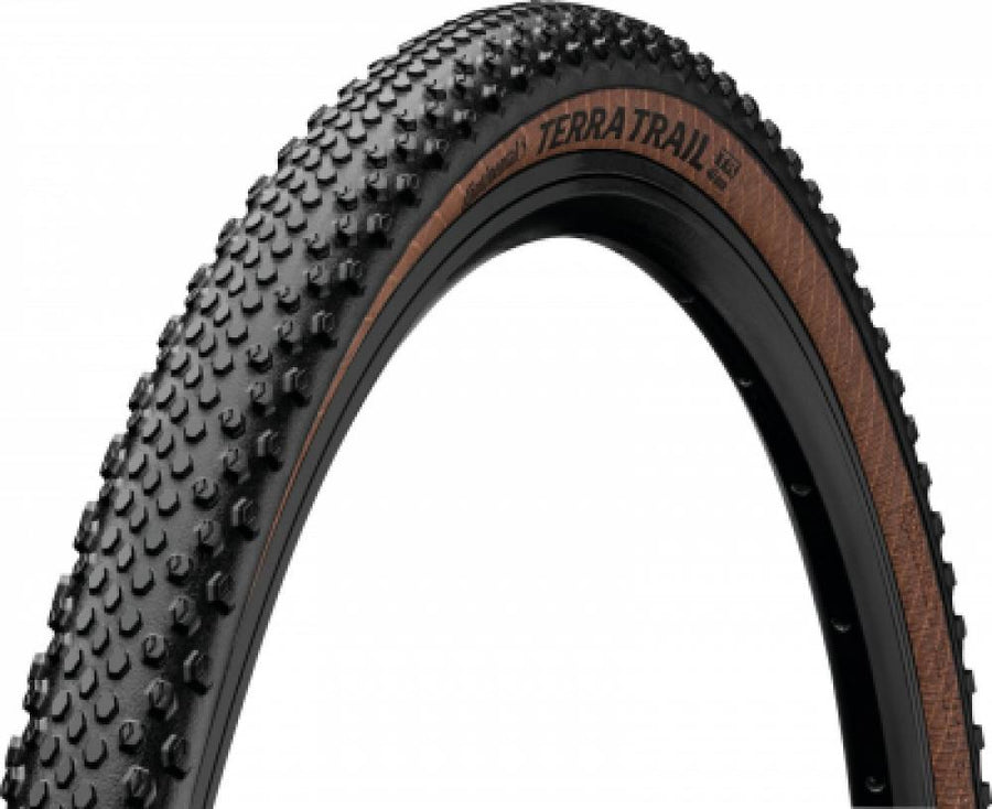 Continental Terra Trail Fahrradreifen 27.5x1.50 (40-584) schwarz/braun, faltbar für Gravel und Trail