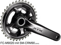 SHIMANO Kurbelgarnitur XTR FC-M9020 11-fach 165 11 - leichte, steife Antriebslösung