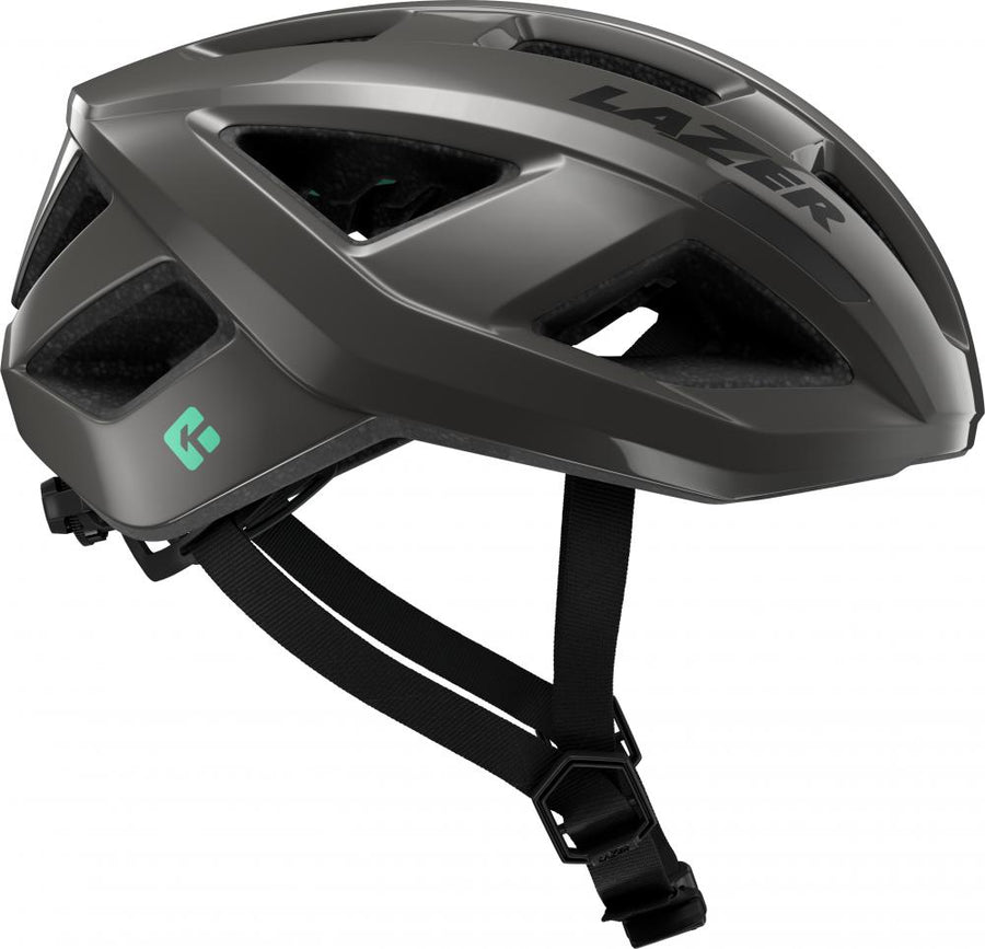 LAZER Helm Tonic KinetiCore Road Titanium S 52-56 cm - leichter Rennradhelm mit starker Belüftung