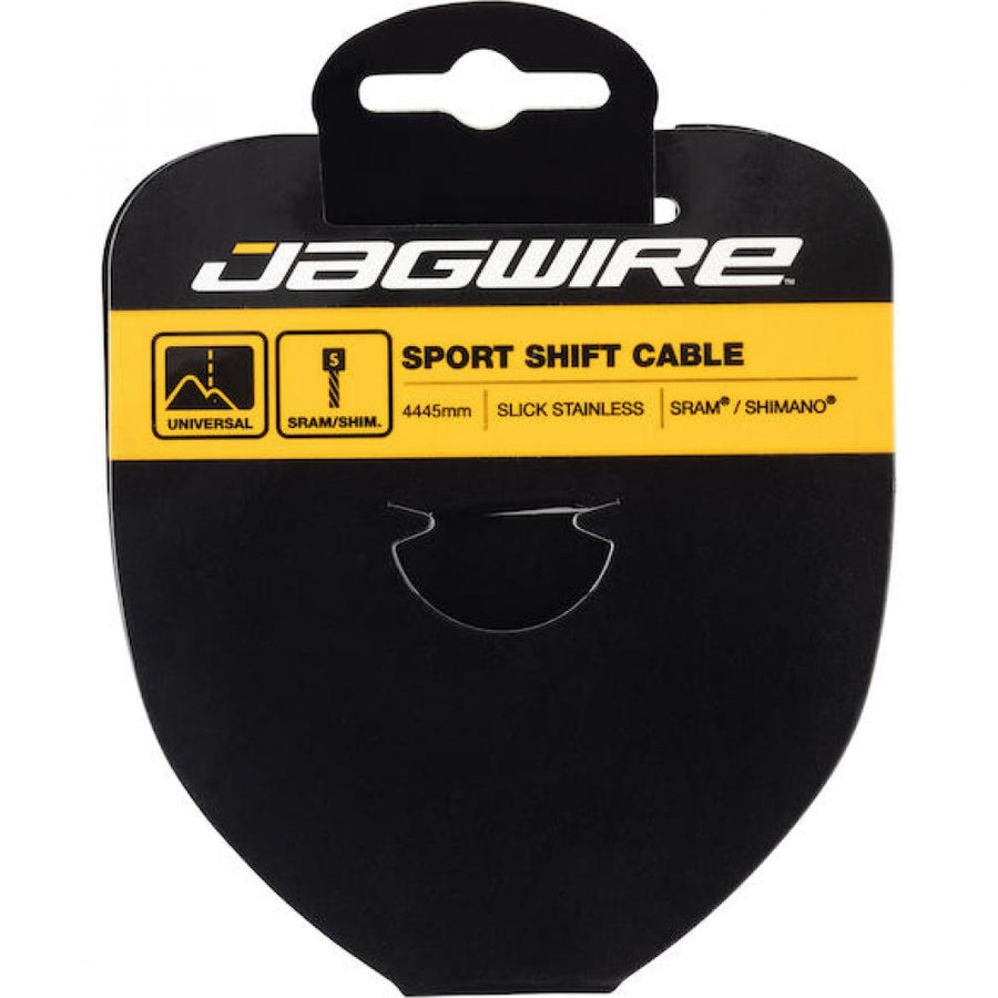Jagwire Schaltzug Sport Edelstahl geschliffen 1,1 x 4445 mm Silber - präzise, langlebige Schaltperformance