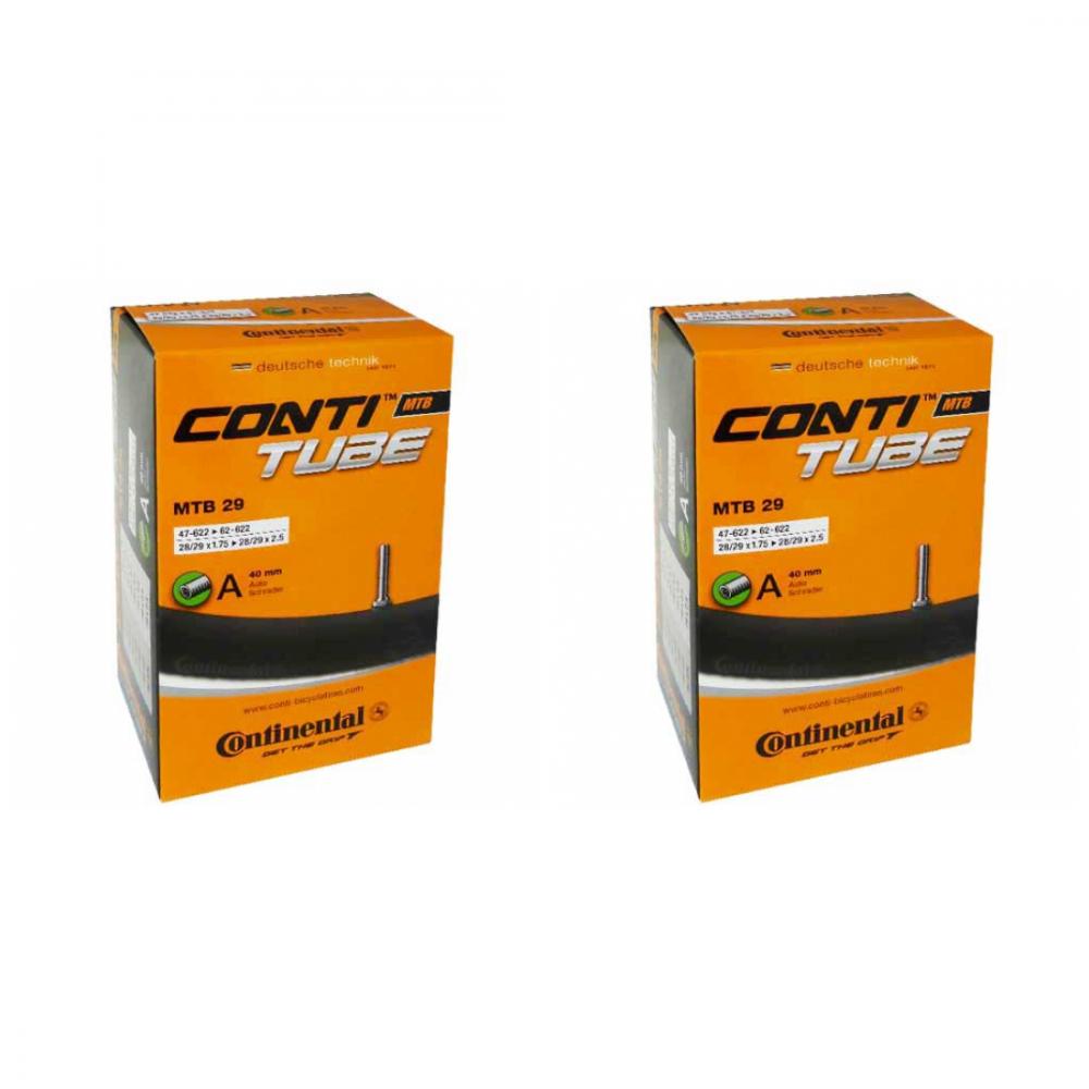 Continental 2x Schlauch Conti MTB 47/62-622 28/29x1.75/2.50" AV 40mm"