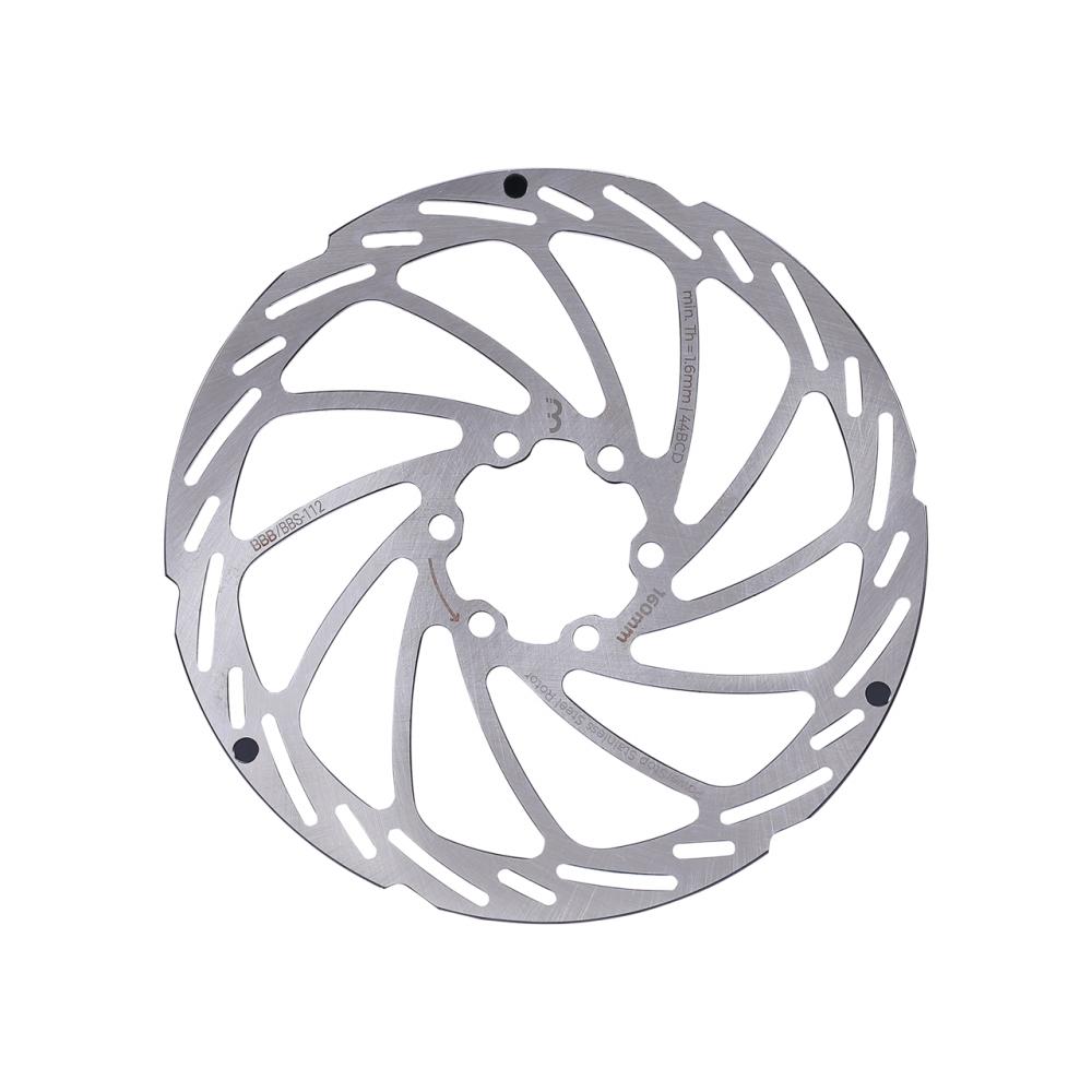 BBB Cycling Bremsscheibe PowerStop 160mm silber - starke & kontrollierte Bremsleistung