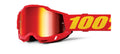 100% Accuri 2 Goggle - Mirror unis red - Premium-MX-Brille mit erweitertem Sichtfeld
