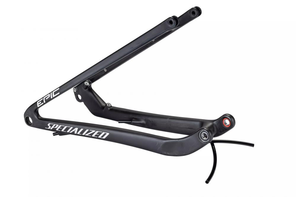 CHS MY22 SW EPIC, REAR STAY ASSEMBLY, 29, CARBON, 12X148MM - STN GLS CARB BLUMRNO METWHTSIL COLOR RUN