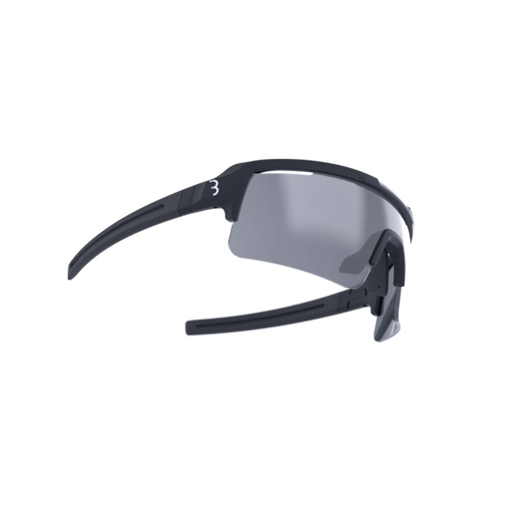 BBB Cycling BBB Sportbrille Fuse PC Einheitsgröße matt schwarz - leichte Sportbrille mit Spiegelgläsern