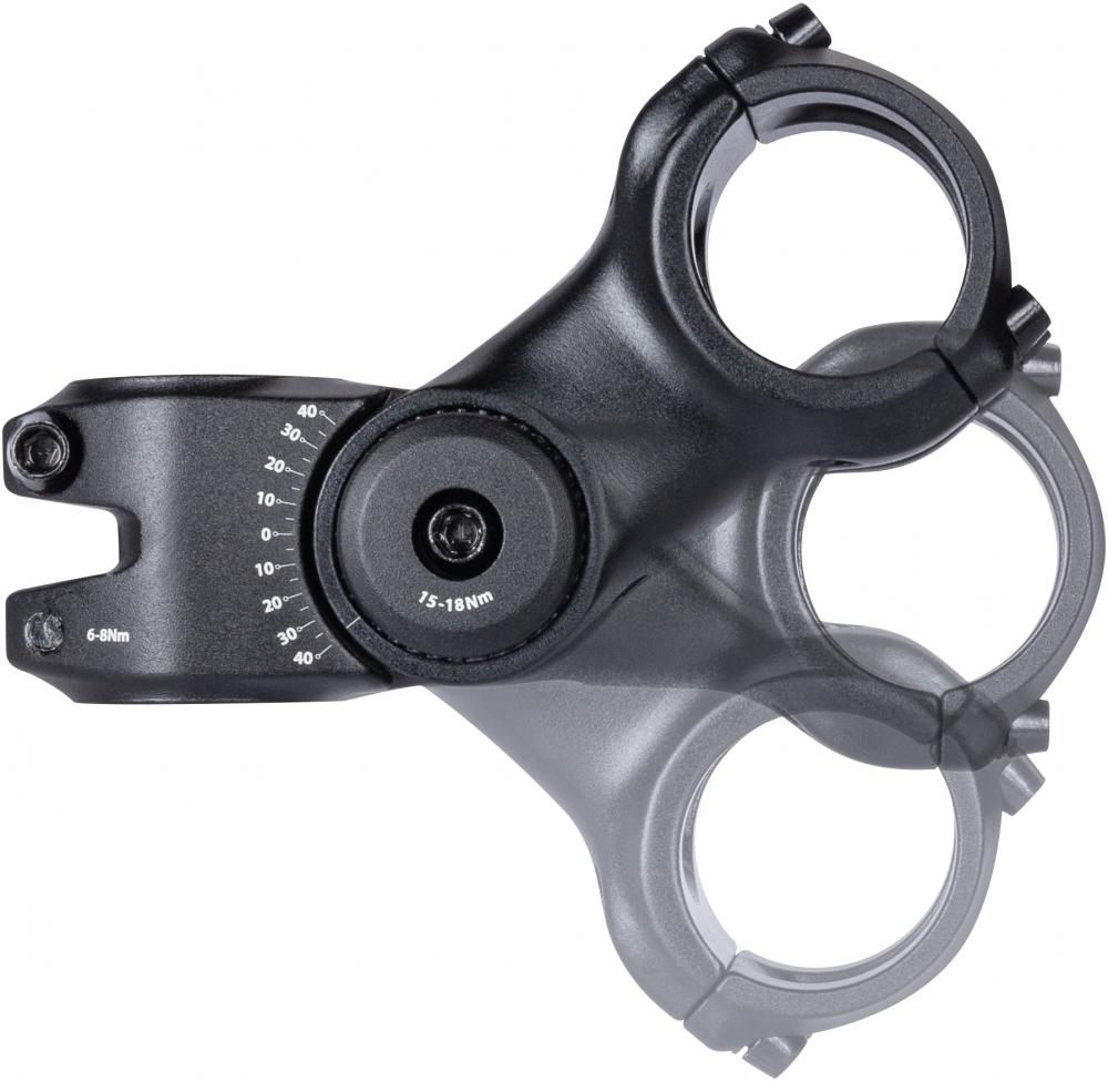 Vorbau Ueda 35 Mm - 1 1/8" Gabelschaft, 90 Mm Länge, Aluminium, Schwarz, 4-schrauben-klemmung