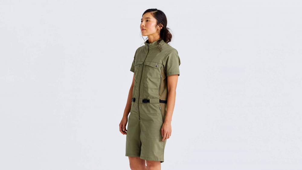 S/F SUN FIELD SUIT WMN GRN XL - Damen Outdoor-Anzug in Grün