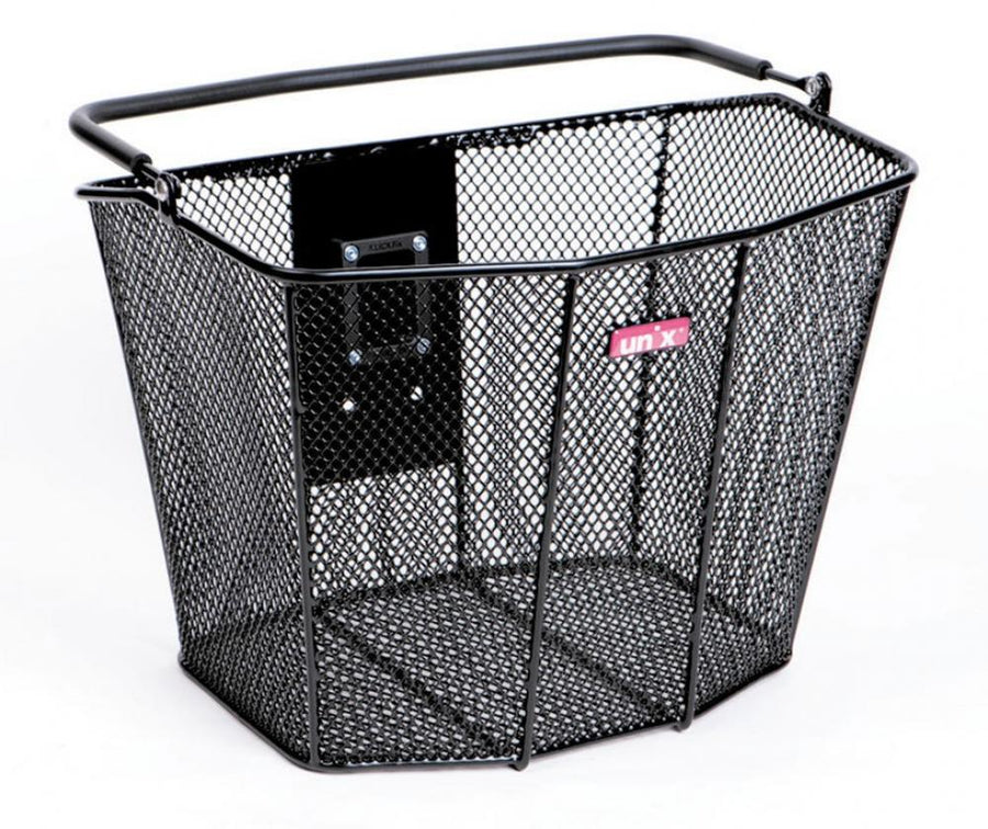 Unix Lenkerkorb Vicario 34x27x25cm, schwarz, engmaschig
